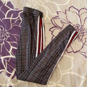 SHEIN Plaid Print Pant Leggings